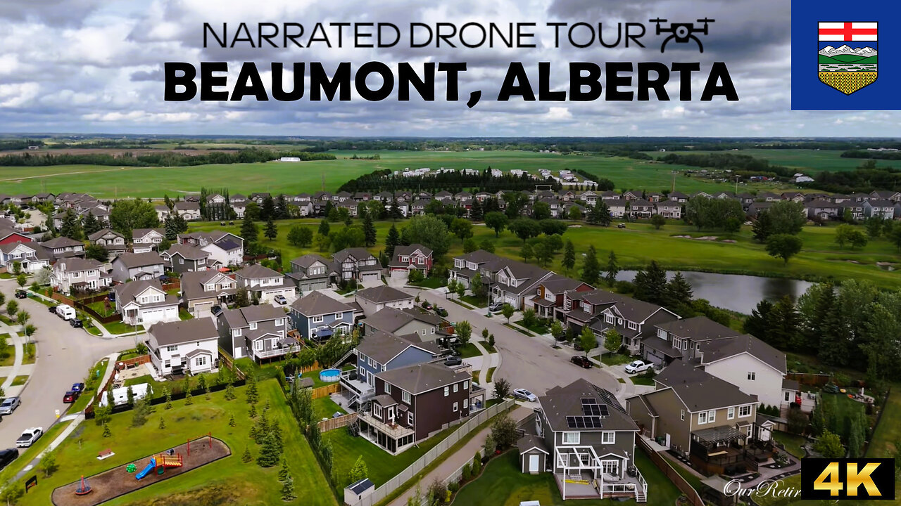 🚁 Beaumont, Alberta 🌾🏙️ 4K Drone