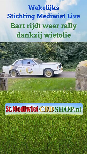 Bart rijdt weer rally dankzij wietolie