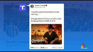 Gov Wes Moore: Trump's Truth Social Post Is A Threat