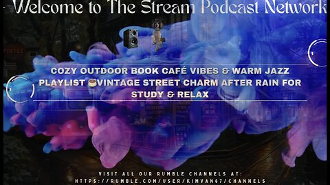 1 Cozy Outdoor Book Café Vibes & Warm Jazz Playlist