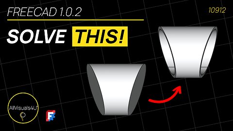 🪲 FreeCAD Bug? - FreeCAD Thickness Tutorial - FreeCAD Pipe - FreeCAD Part Design Tutorial