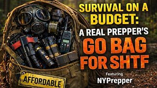 Survival on a Budget: A REAL Prepper’s Go Bag for SHTF