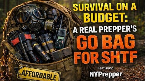 Survival on a Budget: A REAL Prepper’s Go Bag for SHTF
