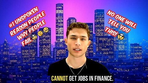 Why People FAILin INVESTMENT BANKING Recruiting!!