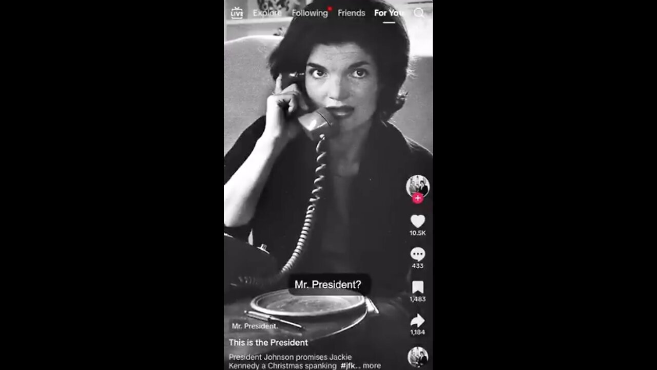 Weird LBJ Phone Call to Jackie, in a month of her husband JFK's murder, want's to spank her? #WTH [Fake or Real call?]]