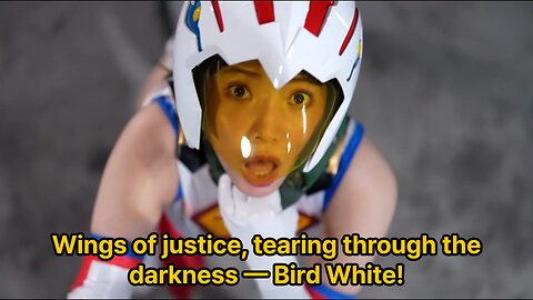 Wings of justice, tearing through the darkness — Bird White!