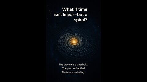 Time Isn’t a Line—It’s a Spiral of Memory and Vibration