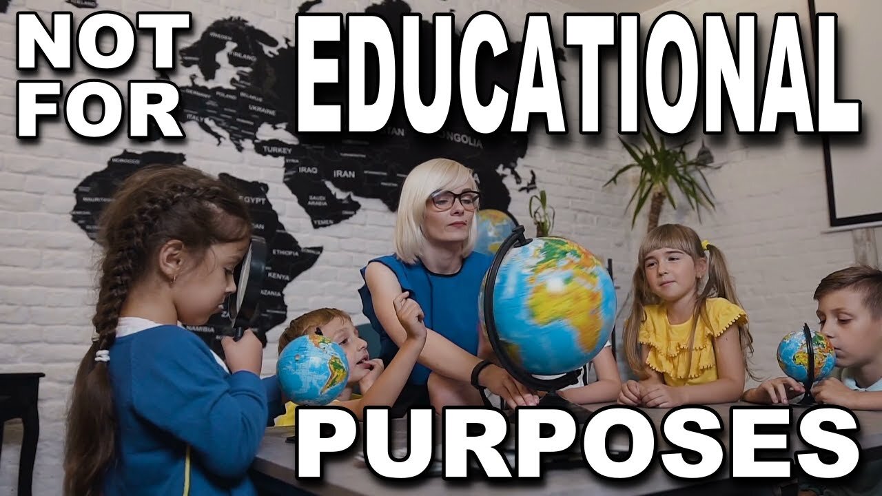 Globes are NOT for educational purposes - Flat Earth