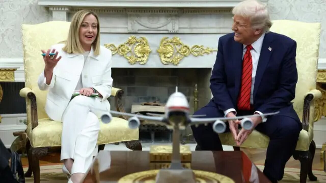 Trump hosts Italian Premier Giorgia Meloni at the White House
