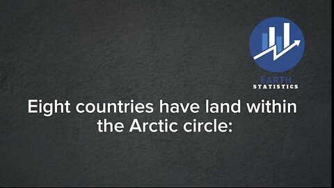 Eight countries have land within the Arctic circle...
