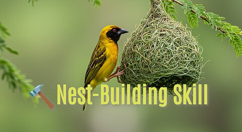 🔨 The Master Weaver of Nature! Baya Weaver’s Incredible Nest-Building Skill 🐤🏡
