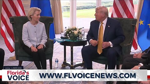 President Trump is making the whole room crack up right now during his meeting with the president