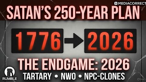 Satan's 250-Year Plan Ends in 2026 (The NWO Timeline Exposed)