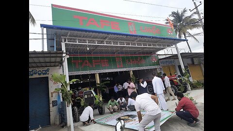 tractor 🚜 showroom near Holenarasipura today's opening ceremony