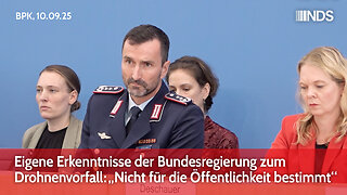 Eigene Erkenntnisse der Bundesregierung zum Drohnenvorfall: „Nicht für die Öffentlichkeit bestimmt“