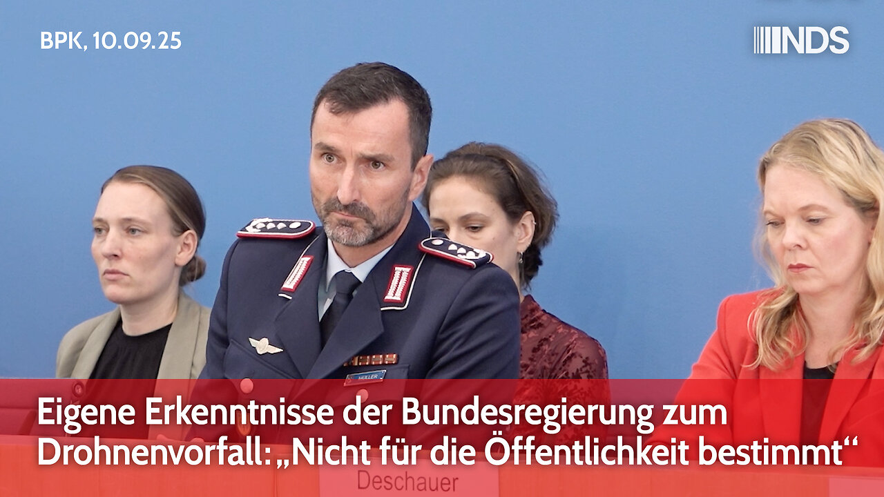 Eigene Erkenntnisse der Bundesregierung zum Drohnenvorfall: „Nicht für die Öffentlichkeit bestimmt“