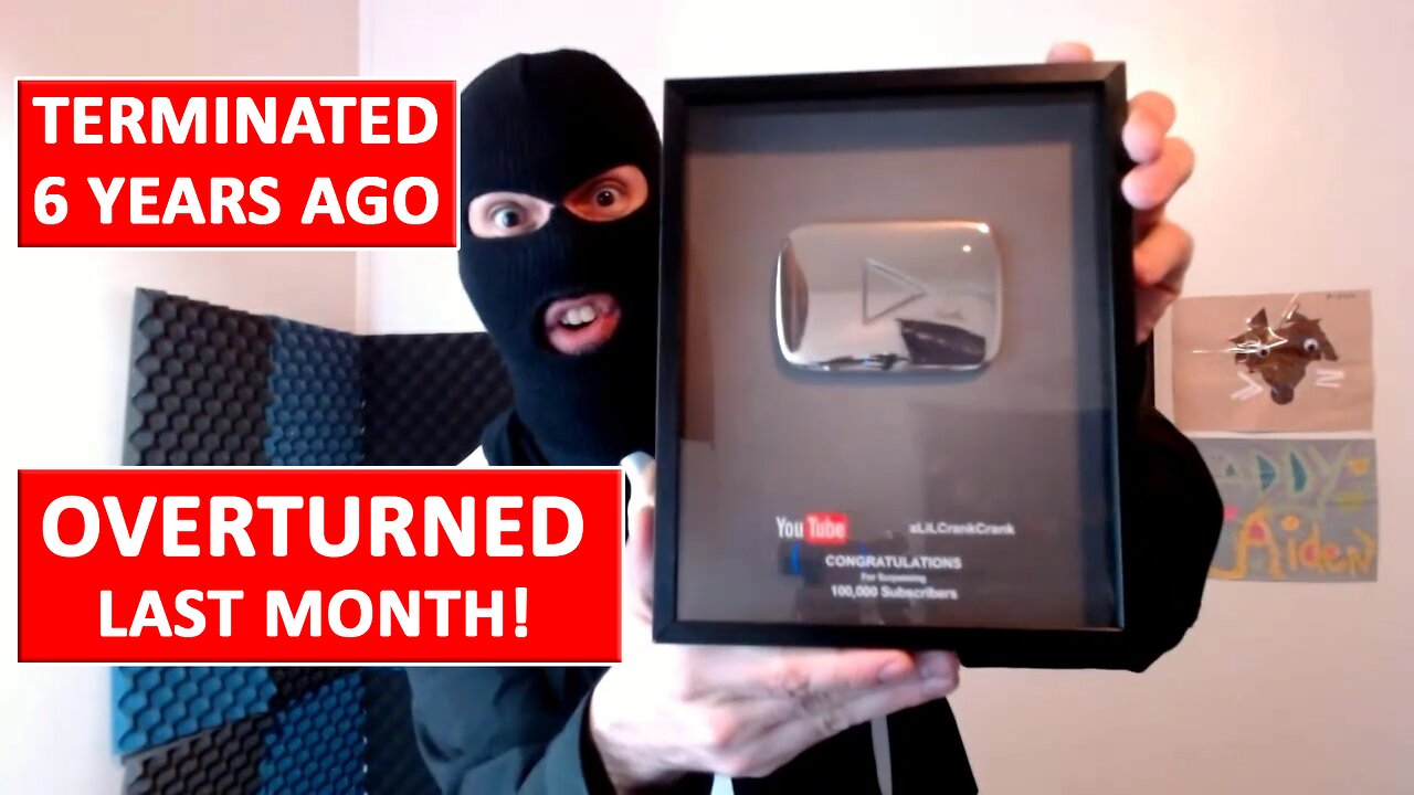 100K YouTuber TERMINATED 6 YEARS AGO...Then OVERTURNED Last Month!
