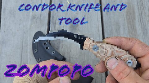 Craziest Fixed Blade I Have seen in awhile!! Condor Knife and Tool Unboxing ( Joe FLowers Design)
