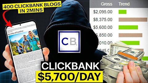 Create 400 ClickBank Affiliate Blogs in 2 Minutes (Make $5,700 Fast!)