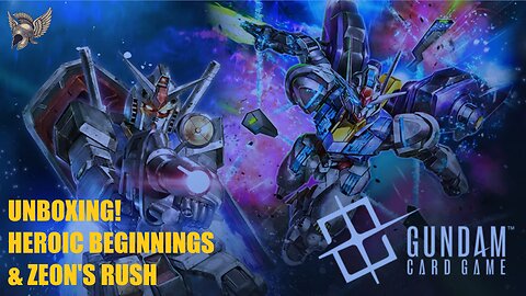 UNBOXING | Gundam Card Game + Gundam Assemble: Heroic Beginnings & Zeon's Rush