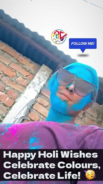May your life be as colourful as the Holi celebrations.🥳🎉 | RiyaVlogs15