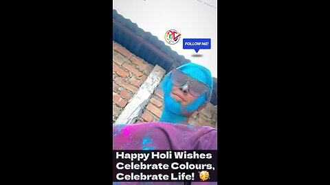 May your life be as colourful as the Holi celebrations.🥳🎉 | RiyaVlogs15