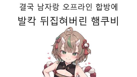 남스랑 오프라인 합방 해서 논란 터진 햄쿠비