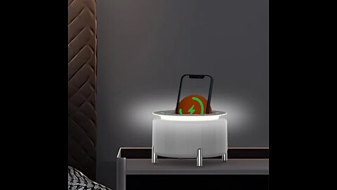 Wireless Charging Music Table Lamp