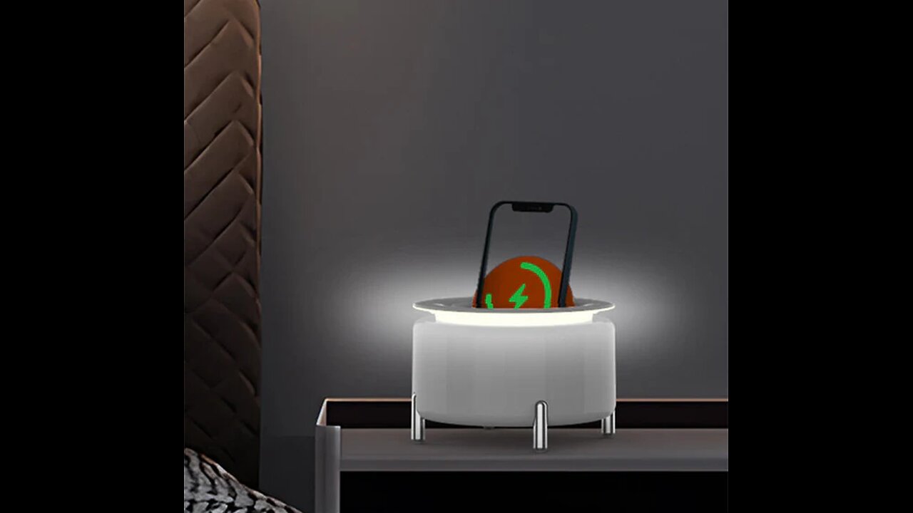 Wireless Charging Music Table Lamp