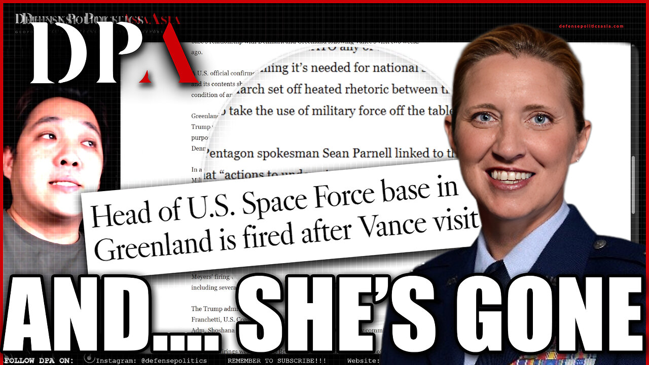 "You're Fired!" - Commander of US Space Force base in Greenland sacked for supporting for Denmark!