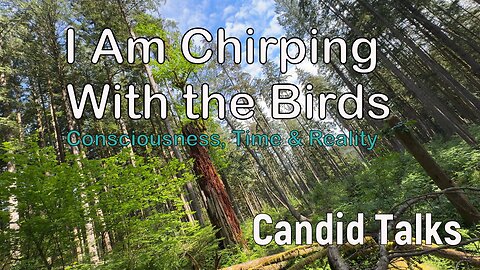 🌲 Consciousness, Time & Reality 🌍 Candid Talks 025 | Chirping with the Birds, I Am #podcast
