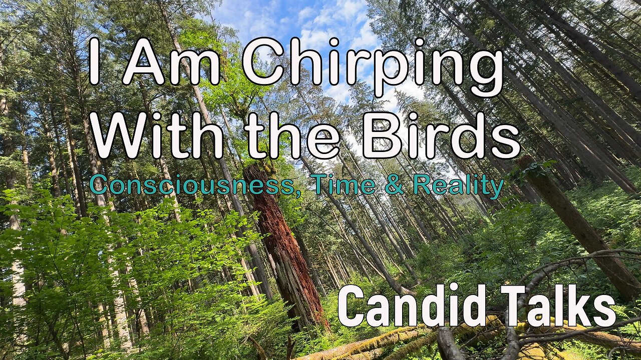 🌲 Consciousness, Time & Reality 🌍 Candid Talks 025 | Chirping with the Birds, I Am #podcast