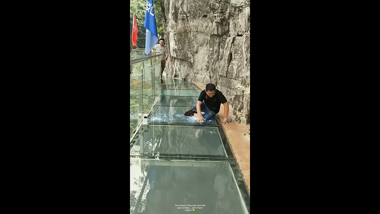 The Glass Bridge prank