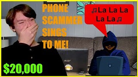 SCAMMER SINGS TO ME AND RAGES AS HE TRIES TO STEAL $20K FROM ME!