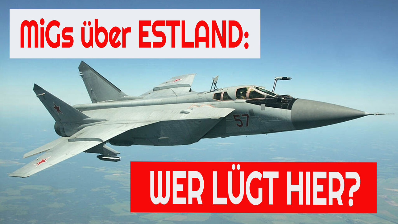 Insider-Analyse: Kampfjets über Estland - Wahrheit oder Lüge? 🚨