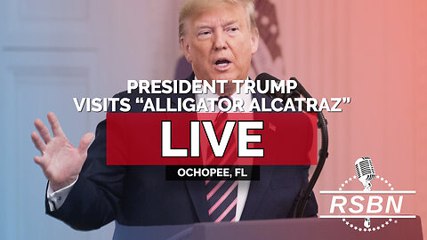 LIVE: President Trump Visits “Alligator Alcatraz” in Ochopee, FL - 7/1/25