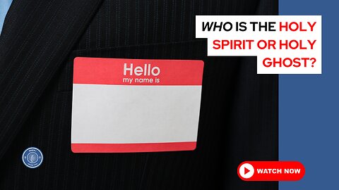 Who is the Holy Spirit or Holy Ghost?