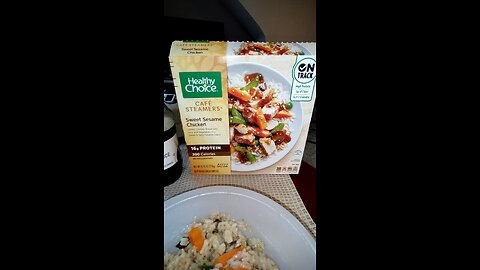 Eating Healthy Choice Café Steamers Sweet Sesame Chicken, Dbn, MI, 6/3/25