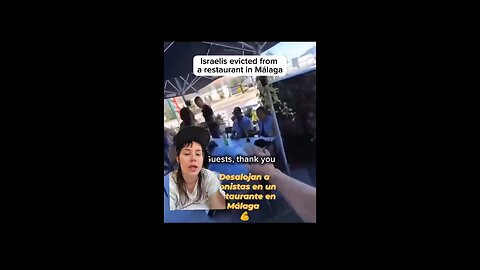 Israeli Tourists KICKED OUT of Spanish Restaurant!