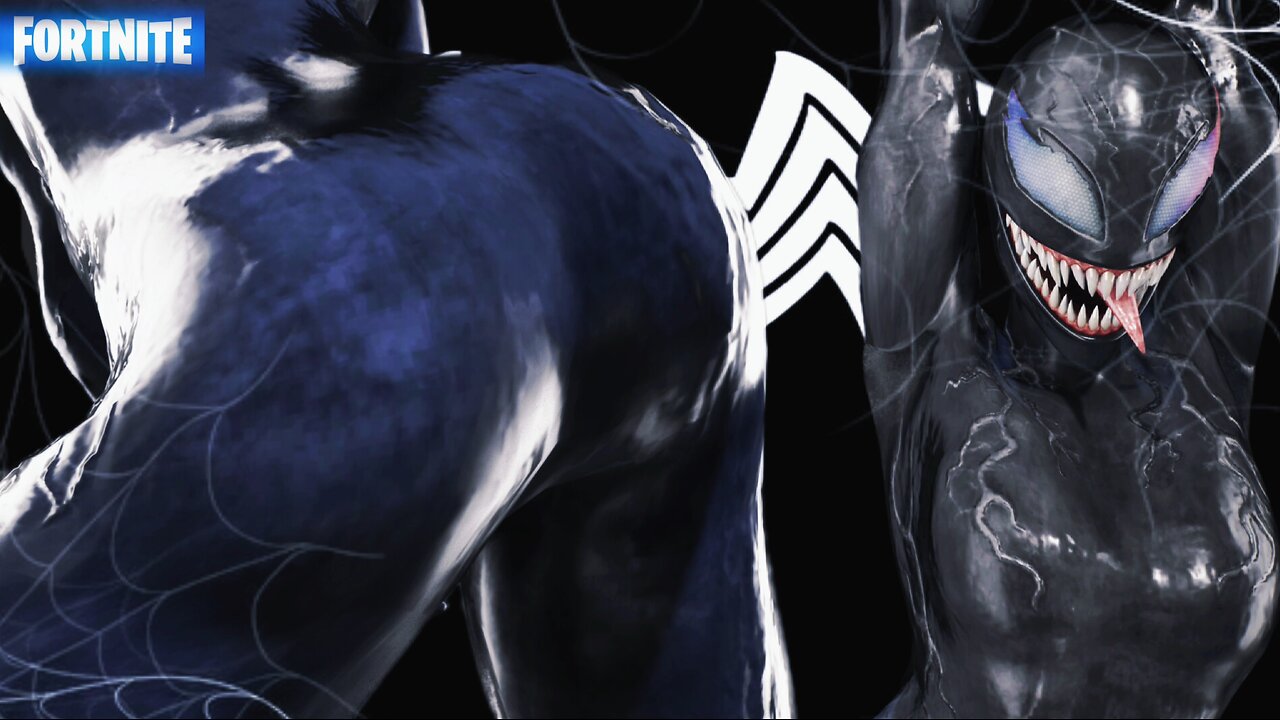🖤 Sexy She-Venom Shaking Her Big Ass At You in Game | Fortnite (18+)🖤