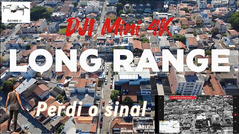 Perdendo o sinal na tentativa de long range com o Dji Mini 4K