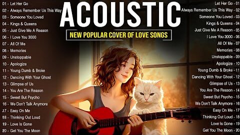 Best Acoustic Love Songs 2026 🌸 New Popular Acoustic English Songs 2026 Cover to Start New Day