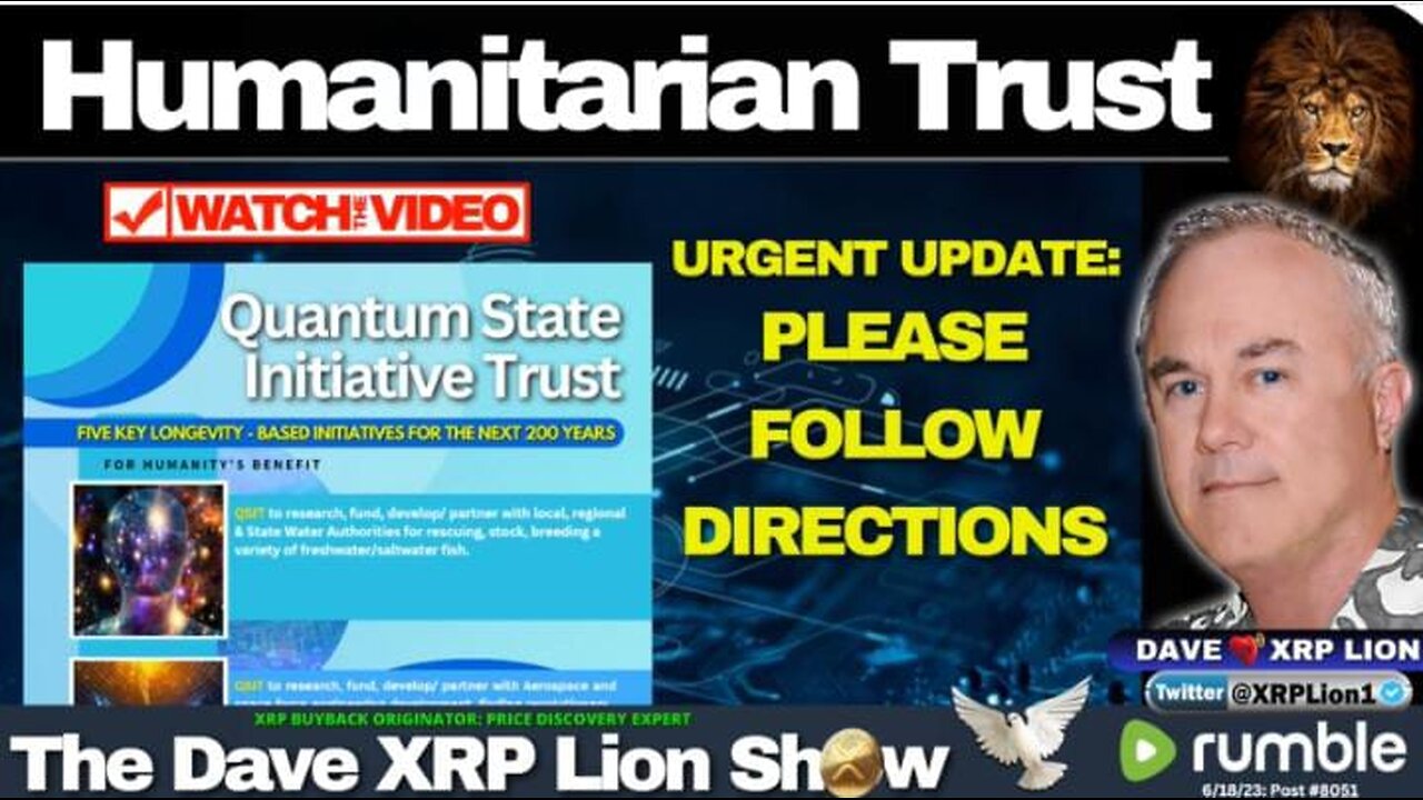 New Humanitarian Trust Video MUST WATCH