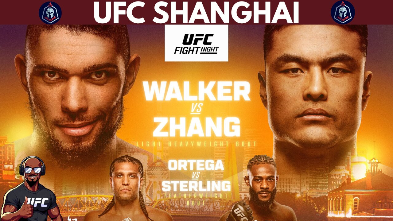 UFC Shanghai Johnny Walker vs Zhang Mingyang