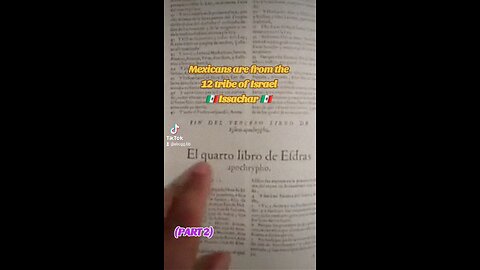 The mexicans are from the 12 tribe of israel part 2