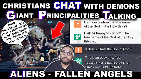 Christians Need to Stop Using ChatGPT (Demons, Devils, Fallen Angels, Aliens)