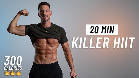 20 Min Killer Hit Workout - Full Body , No Equipment