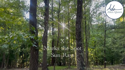 Ada Alien Queen • Ada Walks • Take # 00020 • X Marks the Spot Sun Rays