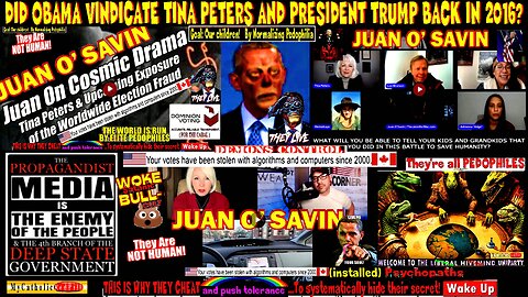 DID OBAMA VINDICATE TINA PETERS AND PRESIDENT TRUMP BACK IN 2016? (compilation version)