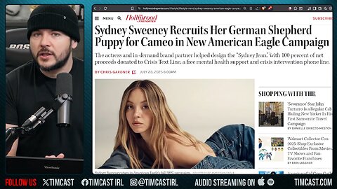 Sexy Sydney Sweeney Ad Causes SPIKE IN Stock, WOKE IS COOKED, Companies Realize Men Like Boobs